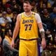 Nerves give way to 'fun' for Luka in Lakers debut