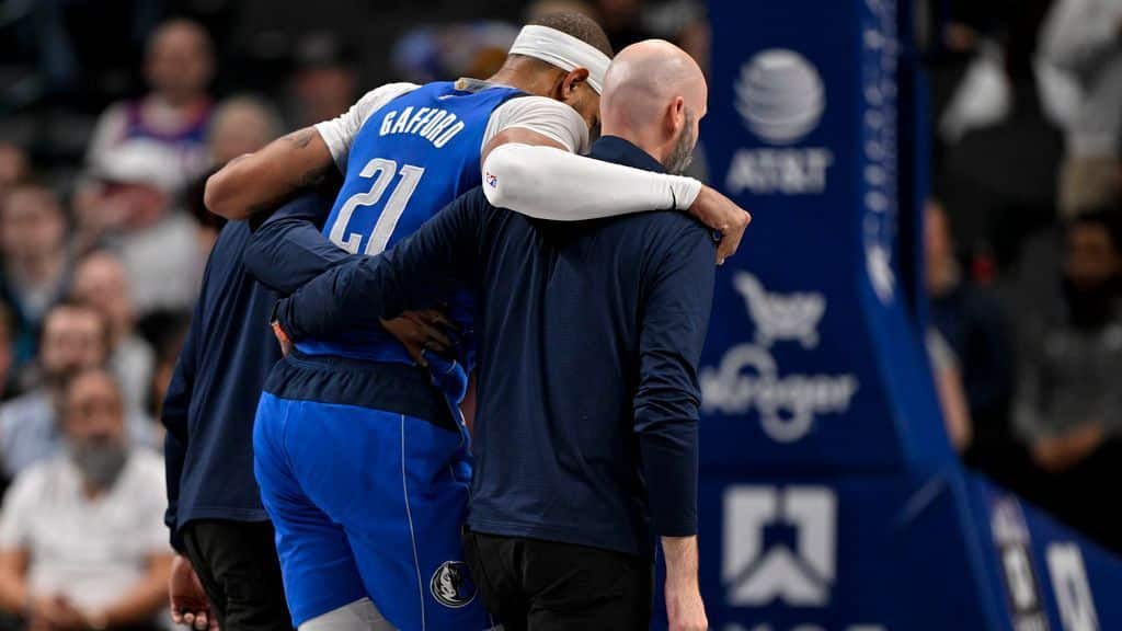 Gafford out with knee sprain as Mavs' depth thins