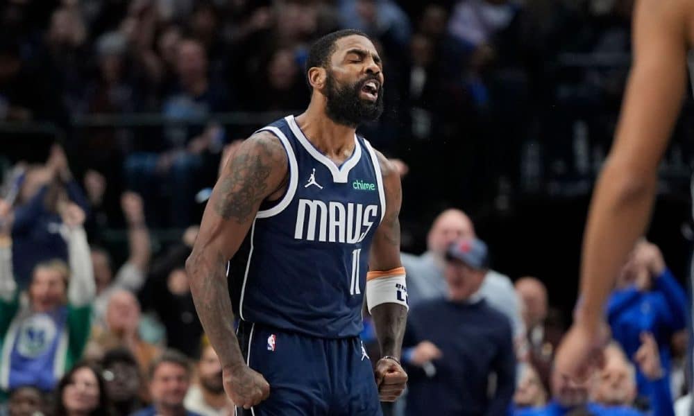 Kyrie delivers for 'our arena' amid Mavs' chaos