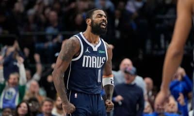 Kyrie delivers for 'our arena' amid Mavs' chaos