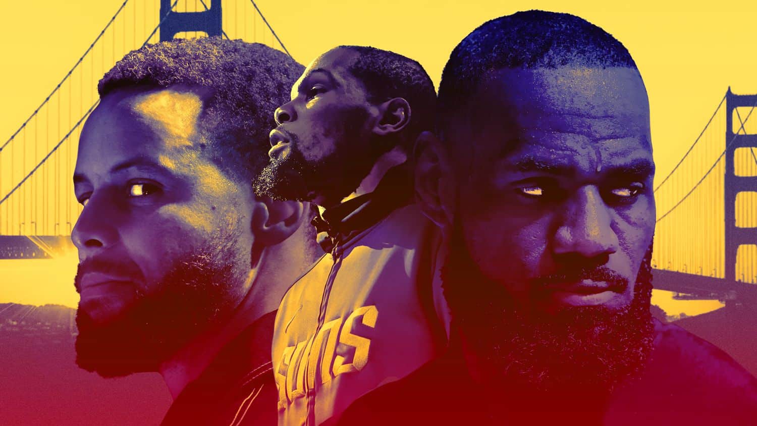 A rivalry, a 'bromance' and a failed reunion: Steph, KD and LeBron reunite for All-Star Weekend