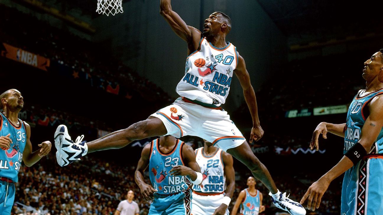 NBA All-Star Game uniforms through the years -- from short shorts to '90s flair, sleeved jerseys and more