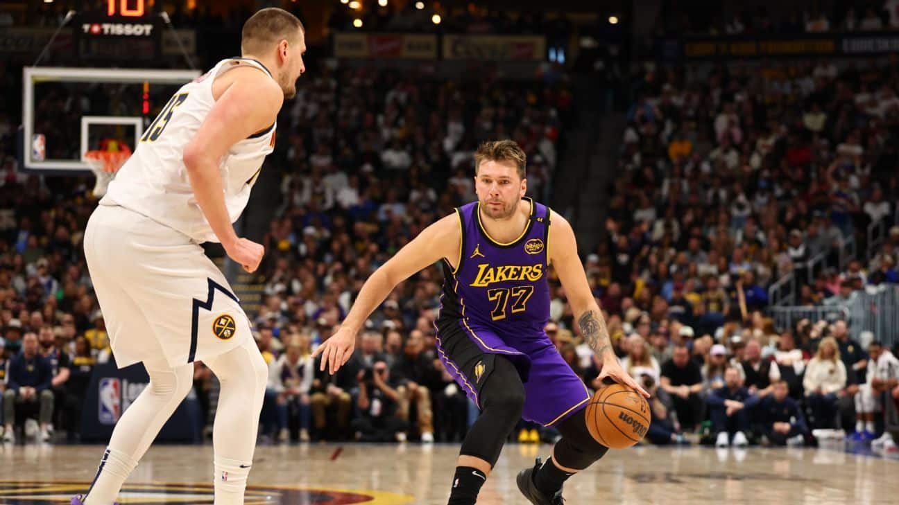 'Locked in' Luka explodes as Lakers win in Denver