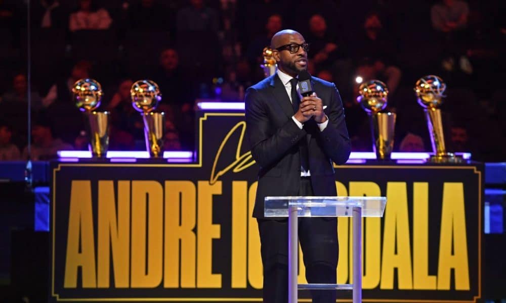 Dubs retire former Finals MVP Iguodala's No. 9