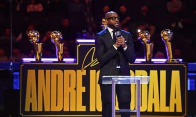 Dubs retire former Finals MVP Iguodala's No. 9