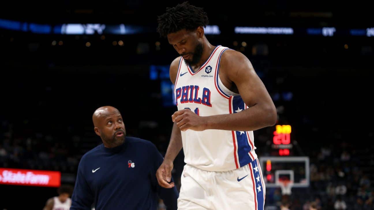 Sources: 76ers, Embiid exploring options for knee