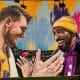 Spray cans & sunset hues: L.A. artist honors Luka Doncic, Kobe Bryant in Lakers mural