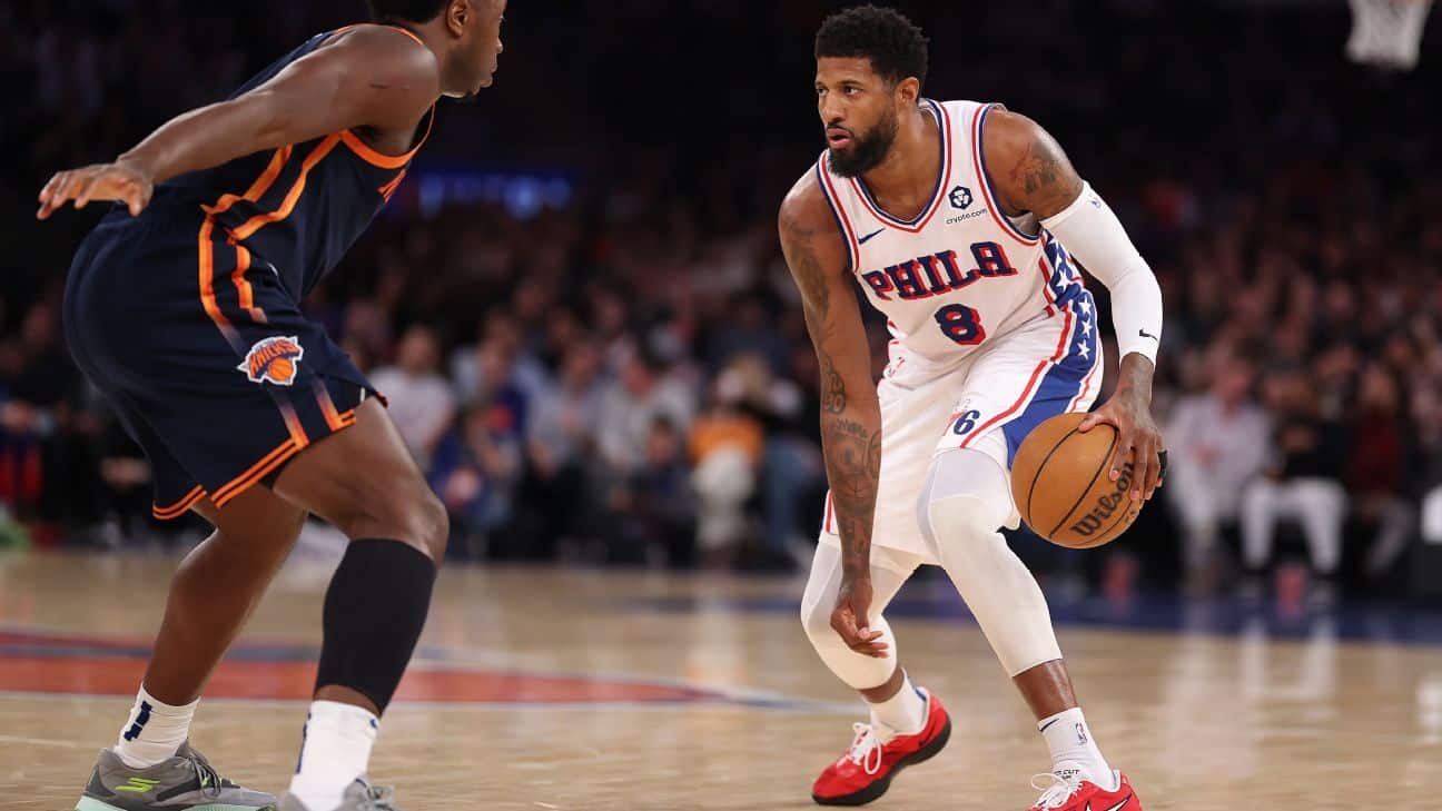 76ers' George: Podcast on pause 'to focus on here'