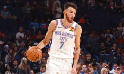 Thunder's Holmgren (ankle sprain) out vs. Spurs