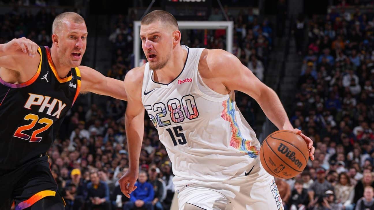 Jokic brilliant in NBA's 1st 30-20-20 triple-double