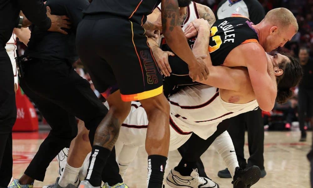 Plumlee, Adams ejected after first-half skirmish