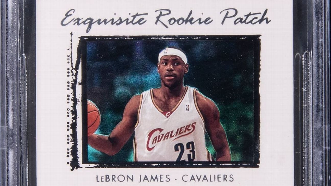 LeBron card sells for $1M; Clark card sets record