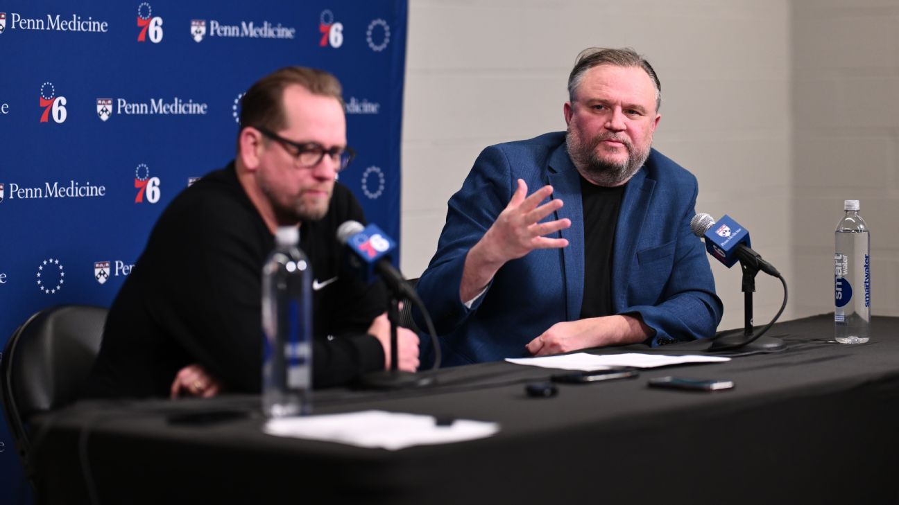76ers' Morey, Nurse to return: 'We expect more'