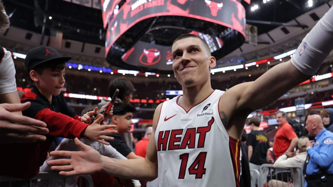 Herro scores 38 as Heat again end Bulls' season