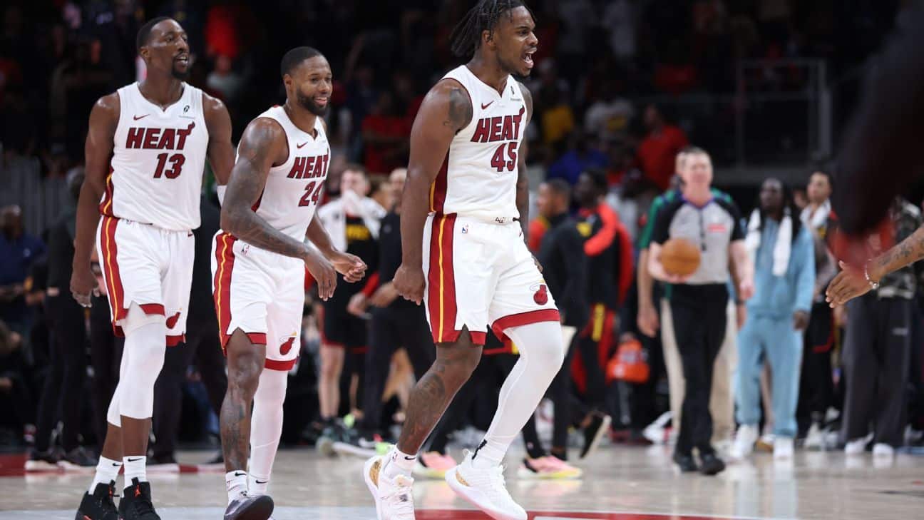 Heat overcome Trae's heroics, finish Hawks in OT