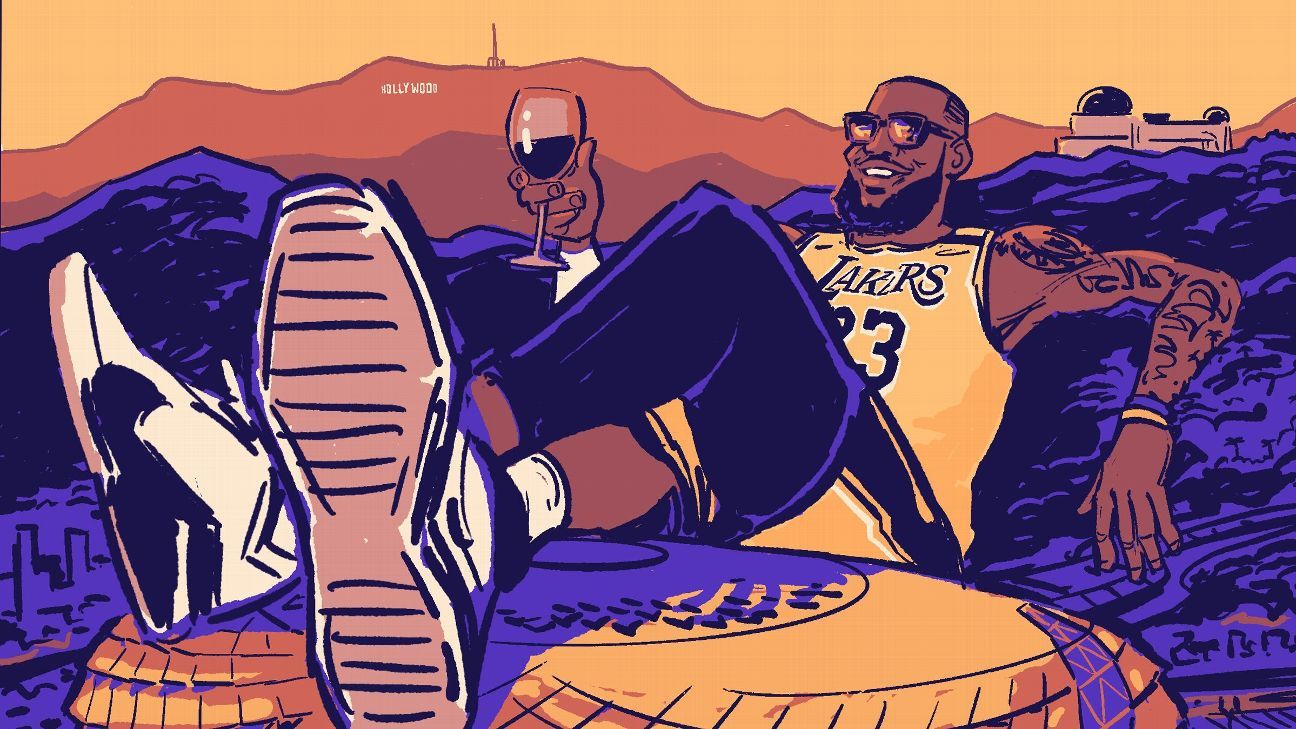 Every Lakers game, illustrated: The artist capturing the season in real time