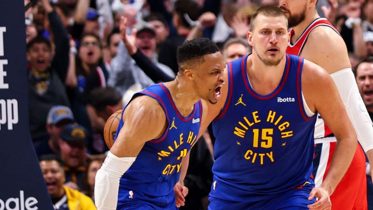 Westbrook's clutch plays seal Nuggets' rally in OT