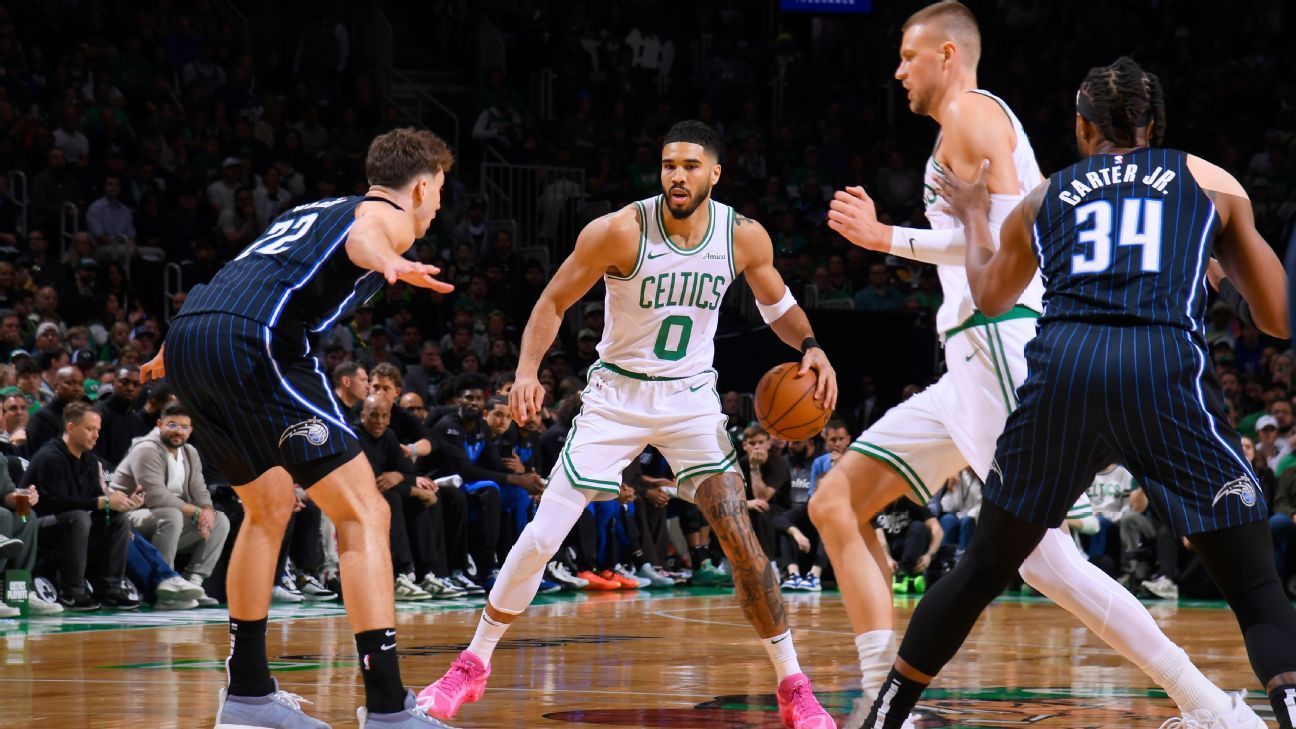 C's Tatum: X-ray on wrist negative after hard fall