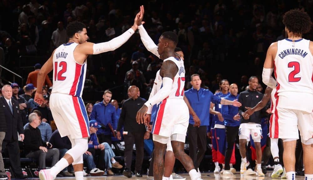Pistons maintain 'poise,' snap record playoffs skid