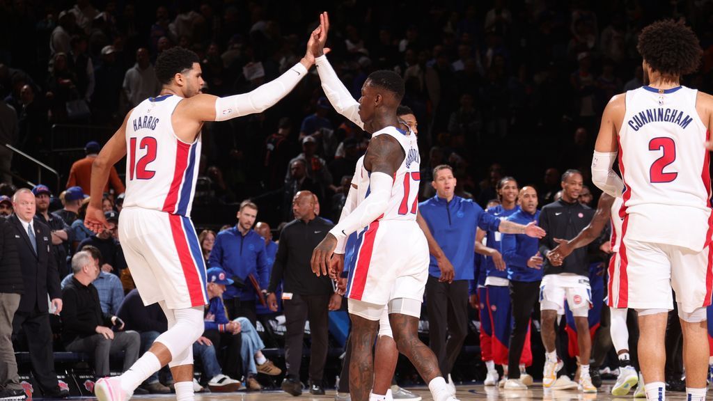 Pistons maintain 'poise,' snap record playoffs skid