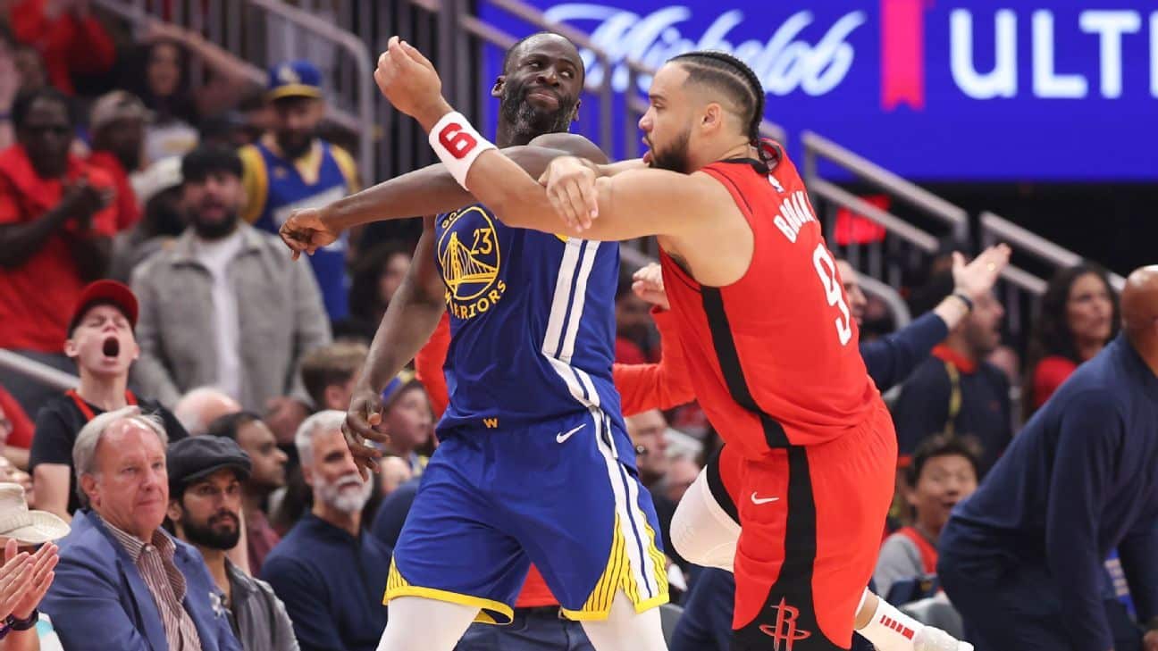Rockets' Brooks calls Warriors' Green dirty player