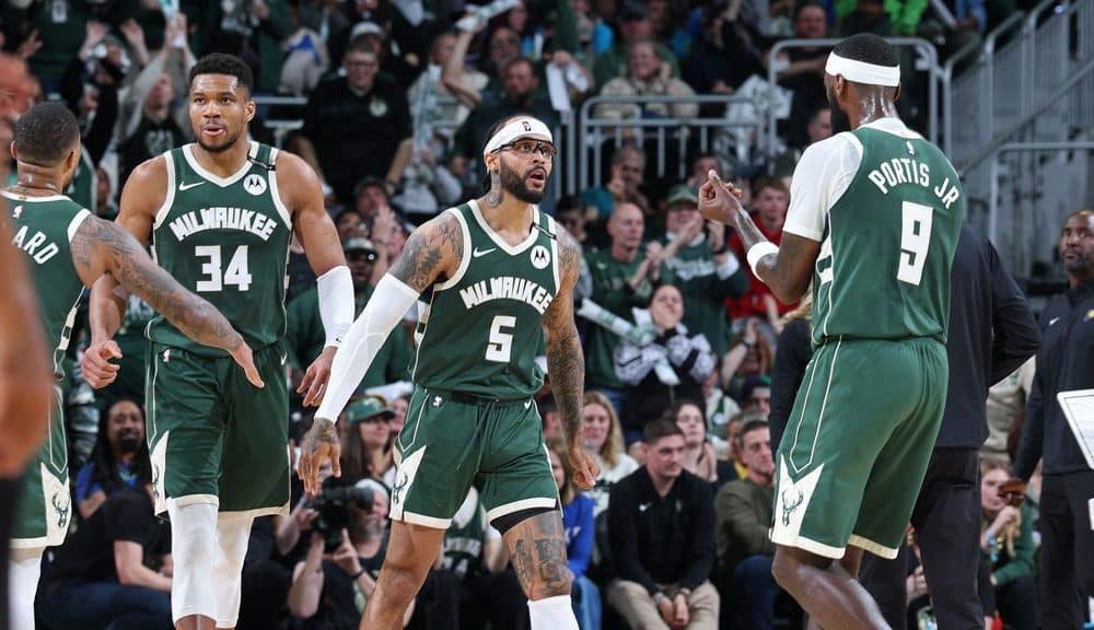 Trent ties franchise mark with 9 3s to lift Bucks