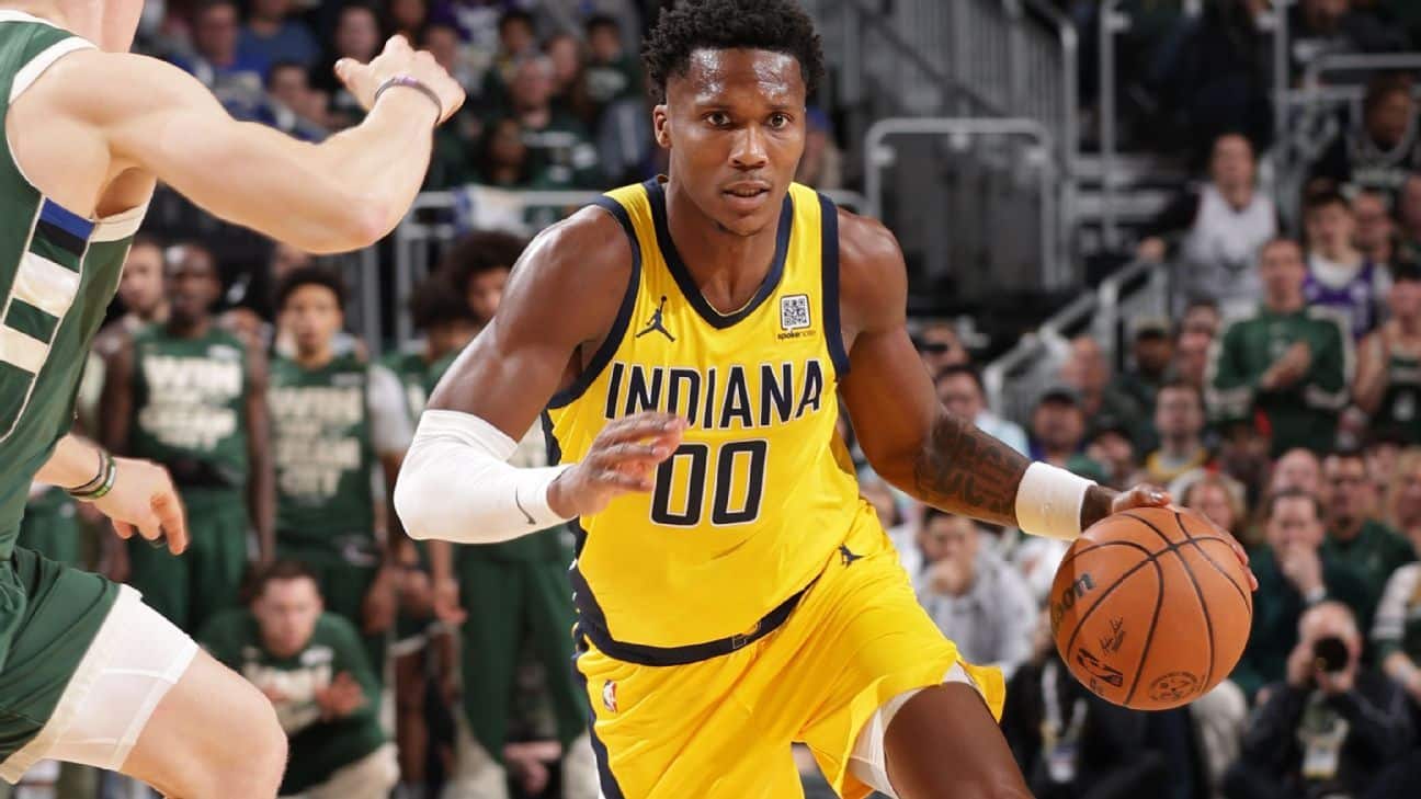 Pacers' Mathurin (abdomen) misses G4 at Bucks