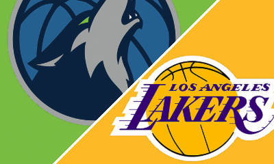 Follow live: Lakers look to bounce back in Game 2 vs. Timberwolves
