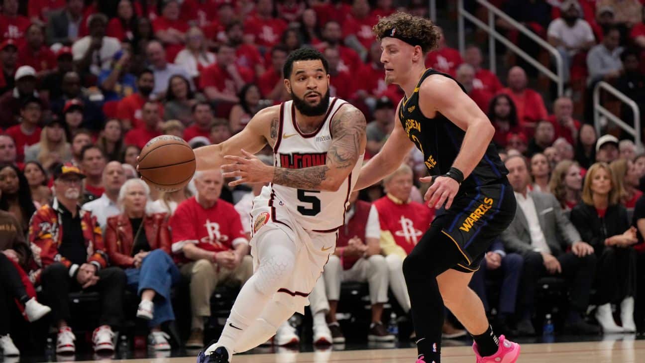 Follow live: Warriors hold slight advantage over Rockets in Game 7 slugfest