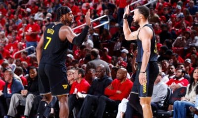 Curry, Hield lead Warriors in G7, Rockets ousted