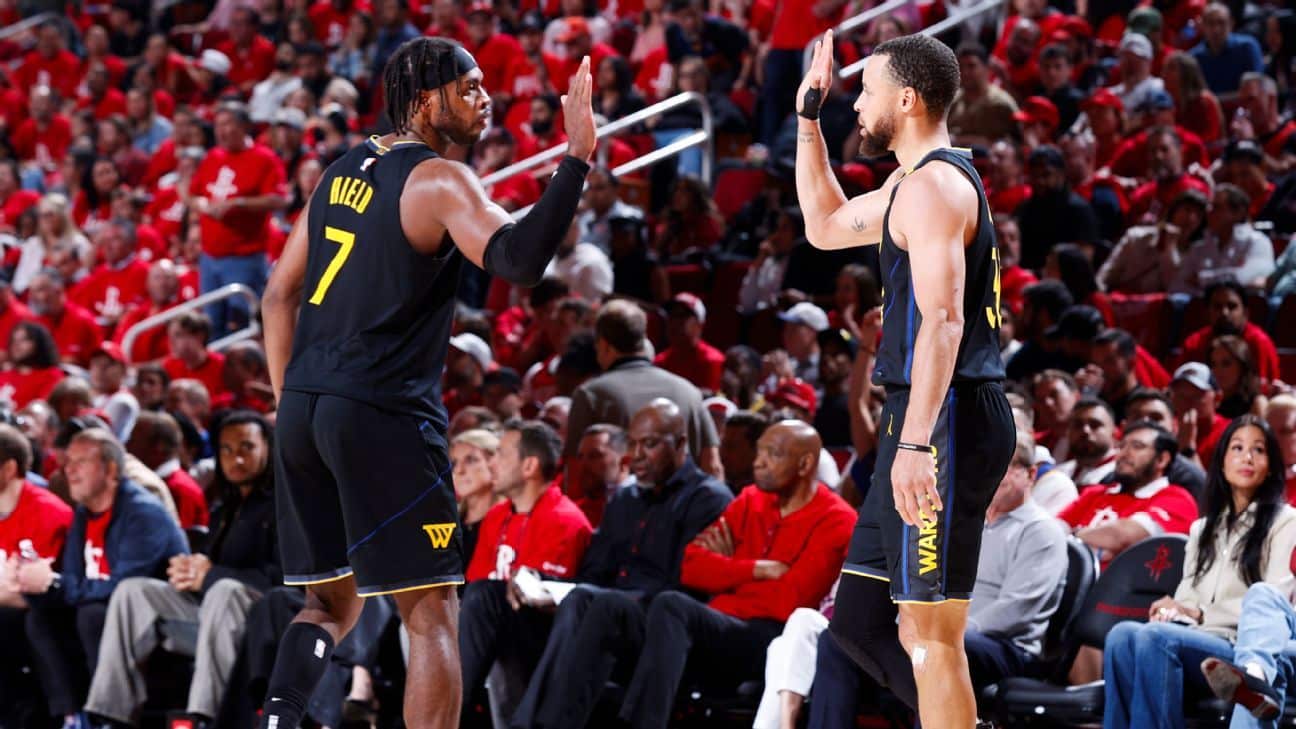 Curry, Hield lead Warriors in G7, Rockets ousted