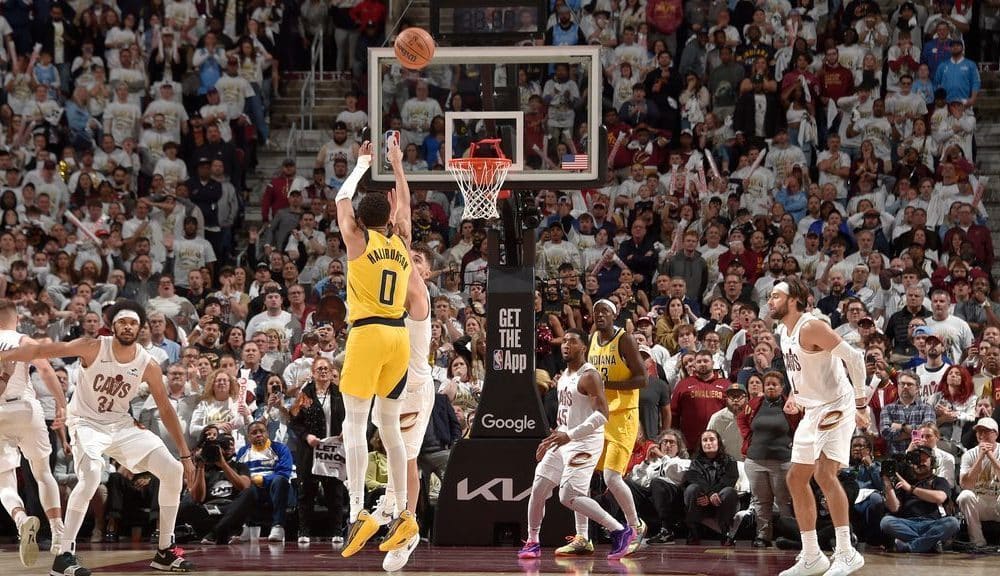 Haliburton clutch again as late 3 stuns Cavaliers