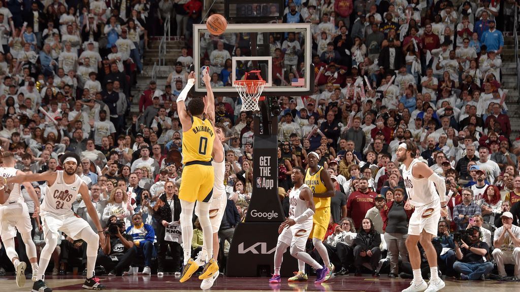 Haliburton clutch again as late 3 stuns Cavaliers