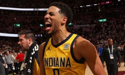 Report: Pacers' Haliburton warned for G2 dance