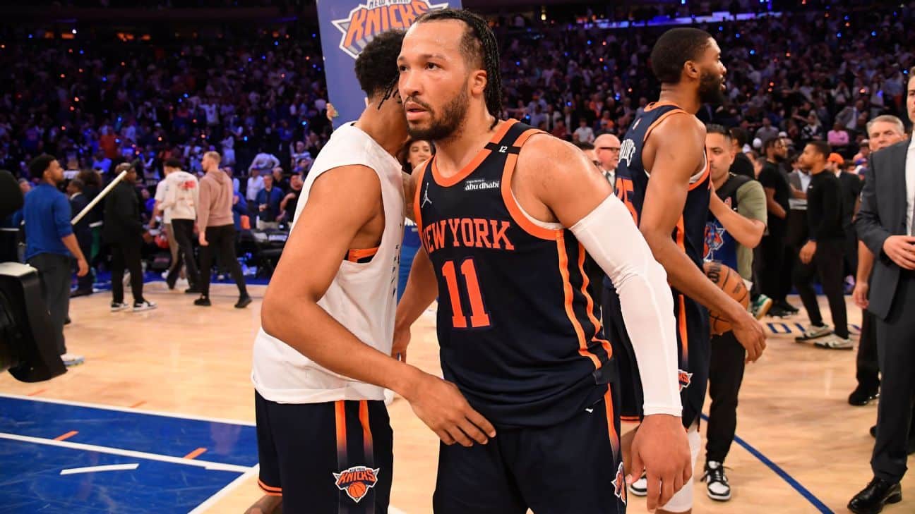 Brunson reminds Knicks 3-1 'nothing to celebrate'