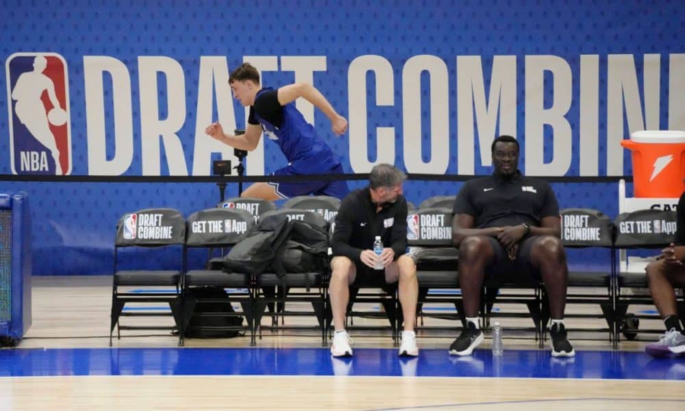 Best of Tuesday at the NBA combine: Day 1 standouts, what we're hearing, draft buzz