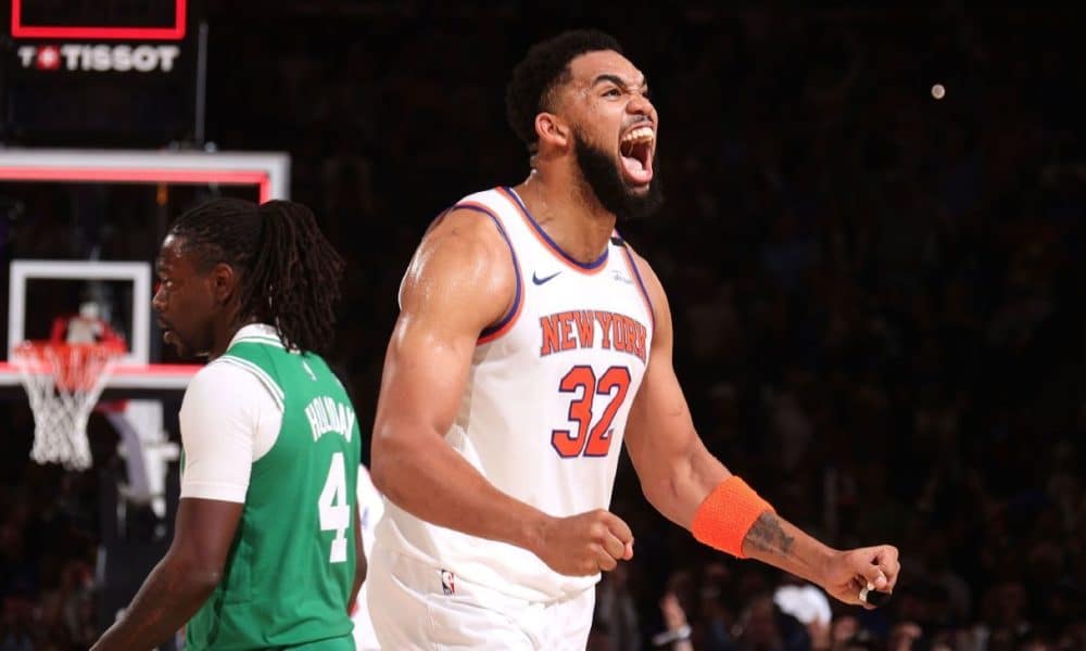 Knicks pound Celtics by 38 to reach East finals