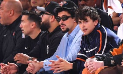 Timothée Chalamet, Bad Bunny among celebs attending Celtics-Knicks