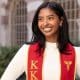 Natalia Bryant dons Kobe's iconic logo on USC graduation sash