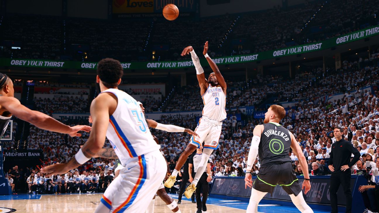 SGA takes over in 2nd half as OKC stomps Wolves