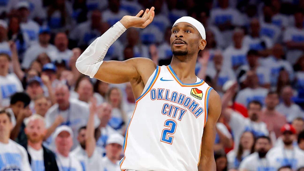 Sources: OKC's Gilgeous-Alexander wins NBA MVP