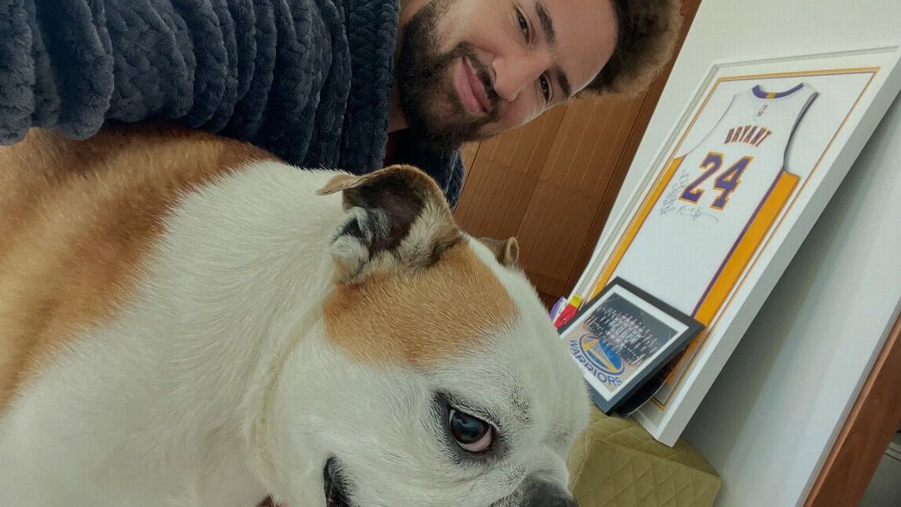 Klay Thompson pays tribute to beloved bulldog Rocco on social media