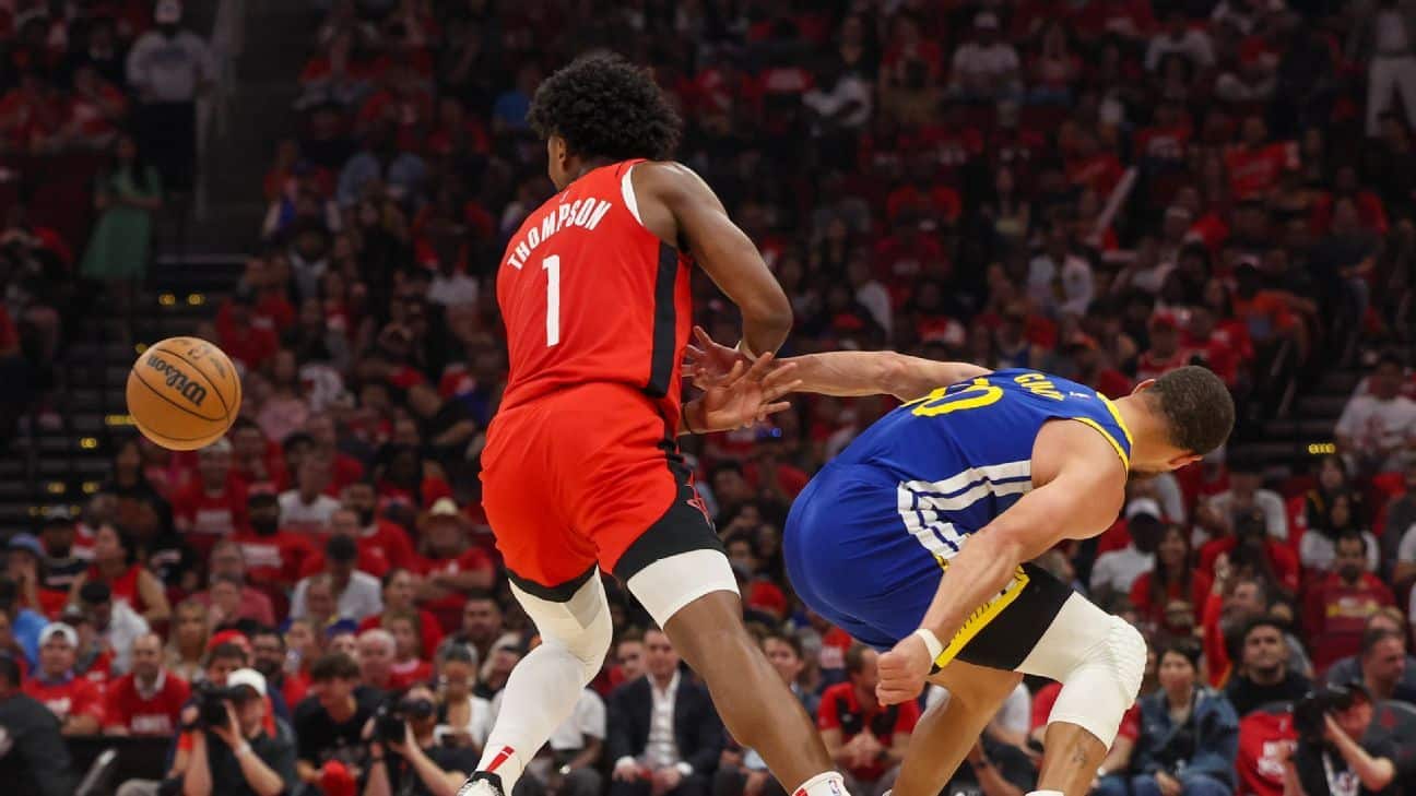 Thompson's steals reward Rockets in Game 5 rout