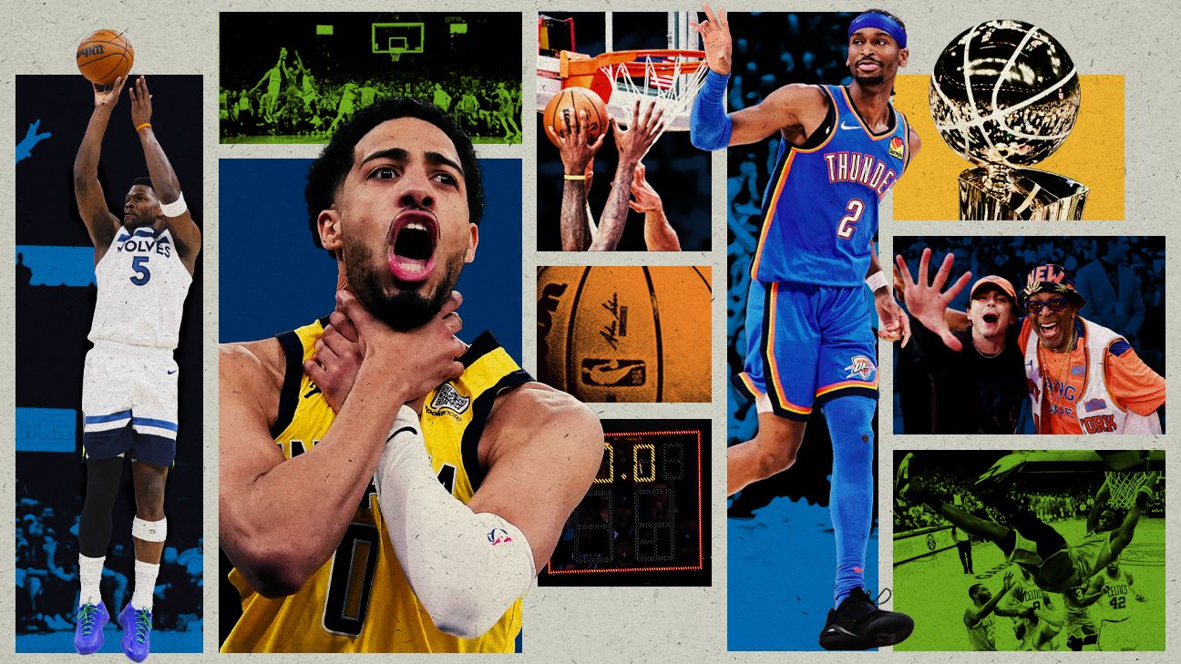 From wild dunks to improbable comebacks: The top photos of the 2025 NBA playoffs