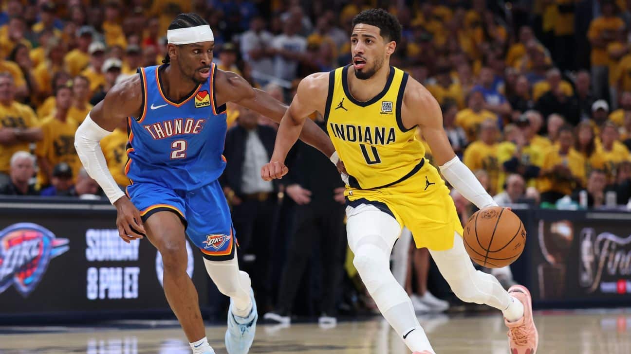 Game 7 line drops as Pacers try for Finals upset