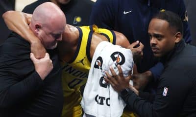 LeBron, Patrick Mahomes top reactions to Tyrese Haliburton's Game 7 injury