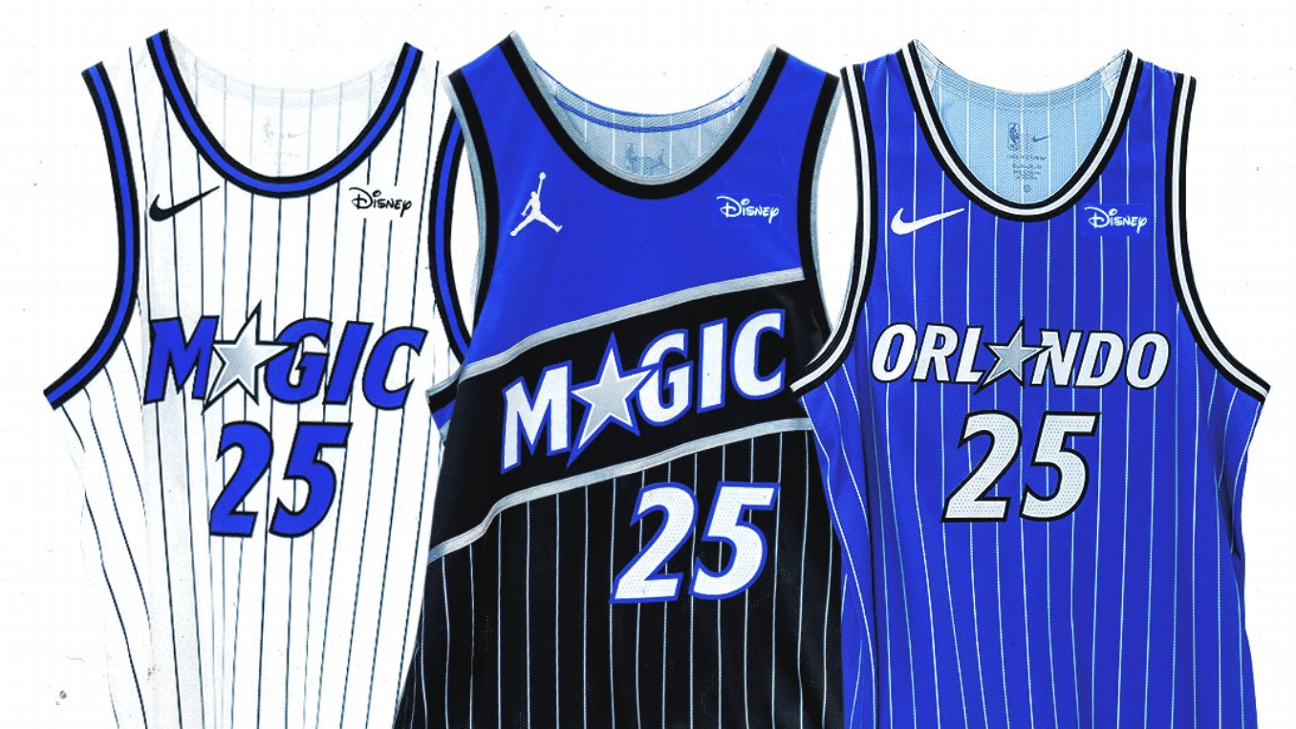 Orlando Magic bring back star logo, pinstripes, retro look in new uniforms