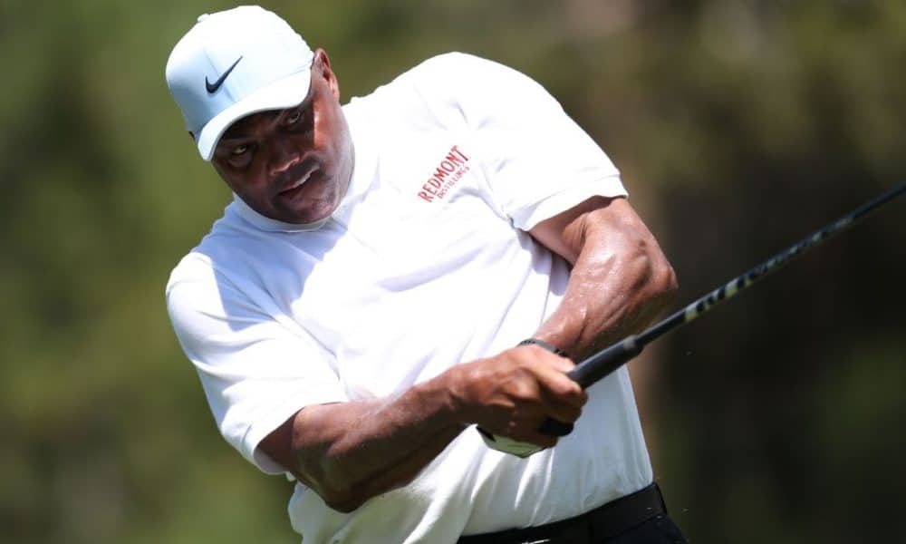 Fore! Barkley is longest shot in celeb golf tourney