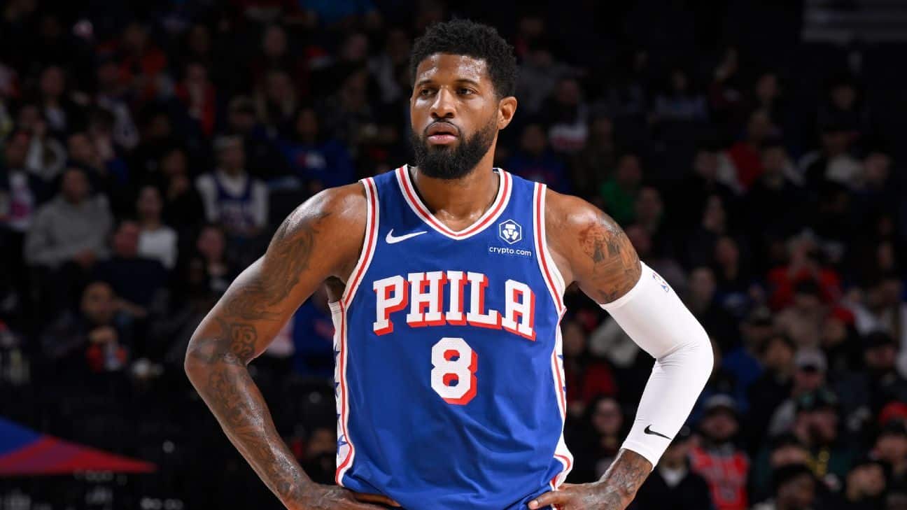 76ers' George has arthroscopic knee surgery