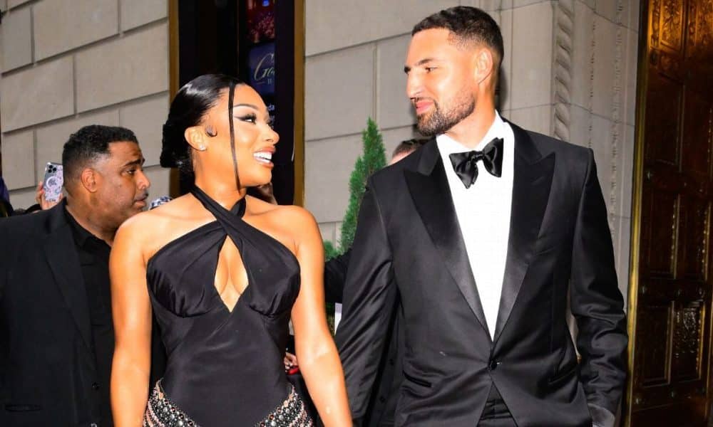 💗 Klay Thompson, Megan Thee Stallion step out